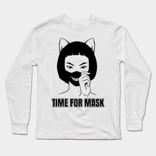 Time For Mask Long Sleeve T-Shirt
